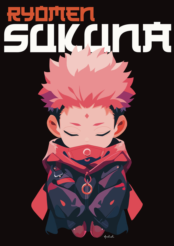 Sukuna - King of Curses art poster – Sukuna - King of Curses wall decor | FLO