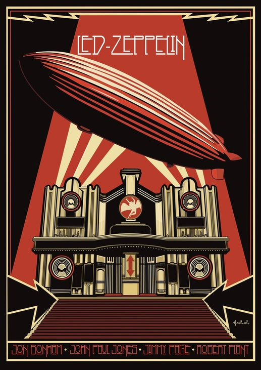 Led Zeppelin : Stairway to Immortality art poster – Led Zeppelin : Stairway to Immortality wall decor | FLO